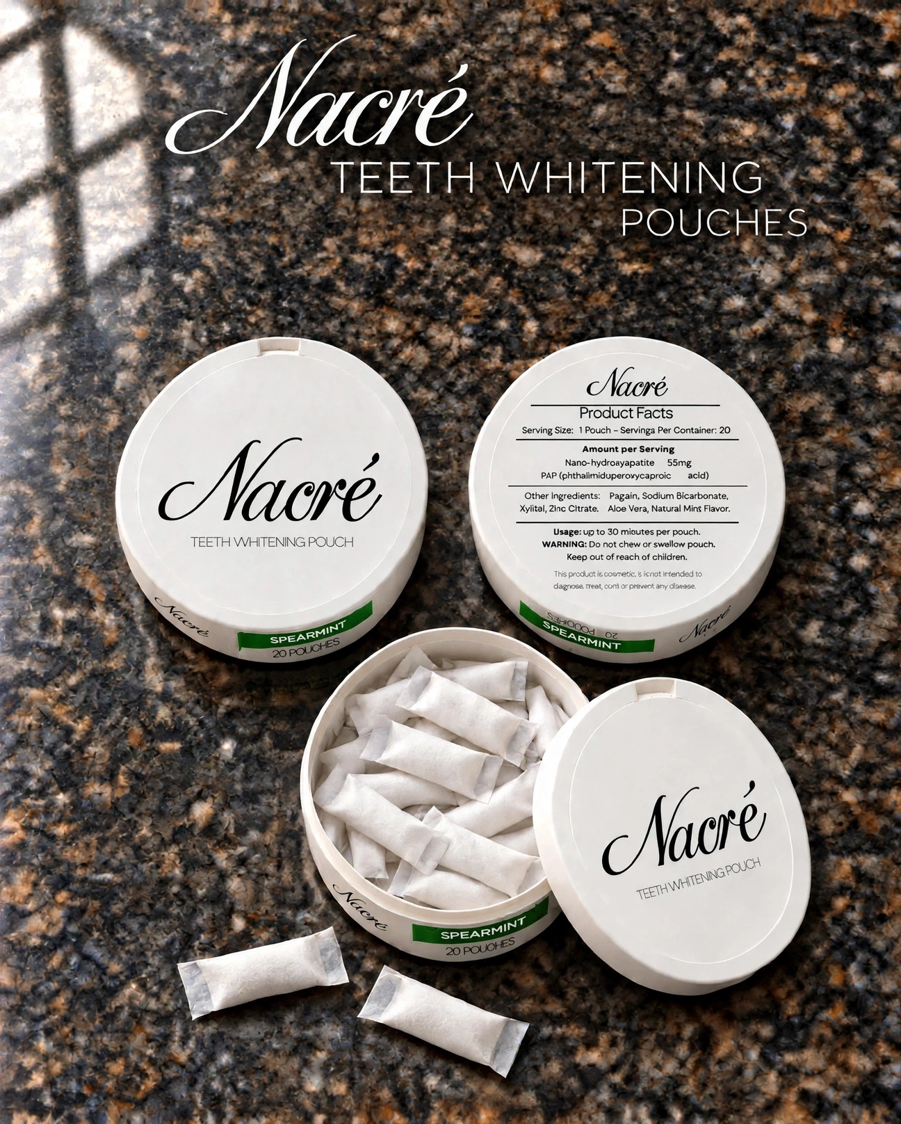 Nacré Spearmint tins